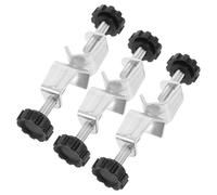 FIXOSHEE Soporte de Pinza de Laboratorio Ajustable de Aleación de Aluminio con Doble Tornillo 3 Piezas Abrazadera para Instrumentos de Hierro Adecuado para Montaje Experimental en