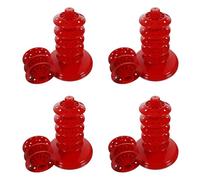 FIXOSHEE Soporte Decorativo para Piruletas de 8 Niveles Rojo 4 Unidades Exhibidor Ajustable Multiusos de Polipropileno para Fiestas Infantiles y Eventos