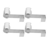 FIXOSHEE Soporte para Rociador de Bidé de Acero Inoxidable Gancho de Pared para Accesorios de Higiene de Inodoro Base Fija Portátil para 4 Pulverizadores Adecuado para Baño y Limpieza