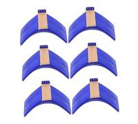 FIXOSHEE Soportes De Madera Maciza para Palomas 6 Piezas Base Plástica Estable Puesto De Descanso para Palomas Criadas Aviarios