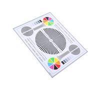 FIXOSHEE Tabla de Prueba de Lentes CCTV para Técnicos, Diseño Profesional, Calibración Precisa de Enfoque, Uso en Interiores y Exteriores, Tarjeta de Prueba de Alineación de Imagen, Tamaño