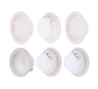 FIXOSHEE Tapa de Sellado para Inodoro Turco 6 Piezas 3 Pequeñas 7-89 CM 3 Grandes 9-11 CM Plástico Resistente Antidesodorante y Bloqueo de Olores para Baño y Sanitario