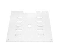 FIXOSHEE Tapa Transparente de Acrílico para Pecera 20x20 Cm con Panel Antisaltos, Cubierta Superior Rígida para Tanque de Peces, Reptiles y Camarones, Protección Segura y Acceso Fácil