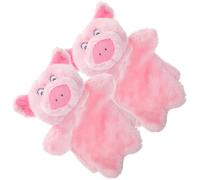 FIXOSHEE Títere de Mano Forma de Cerdo 2 Piezas Juguete Educativo Interactivo para Muñeco de Peluche para Desarrollo del Lenguaje y Juego Familiar Adecuado para Preescolar y Hogar