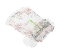 FIXOSHEE Traje de Año el Diseño Asiático Vestido de Satén Sin Mangas para Mascotas Pequeñas para Perros