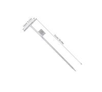 FIXOSHEE Varillas De Puesta A Tierra Galvanizadas Para El Hogar Estacas Para Exteriores Para Dispositivos De Puesta A Tierra Galvanizada