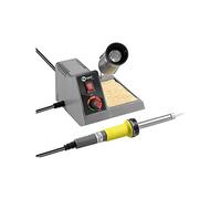 Fixpoint 51091, Estación de soldadura ajustable de 150-450 grados de calentamiento rápido para soldadura profesional, gris