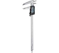 Goobay Calibrador digital Fixpoint – mediciones exteriores, profundidades y pasos 0–300 mm