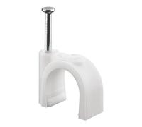 Fixpoint KBCR 14 (100) - Abrazadera para cables (Color blanco)