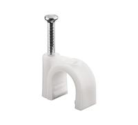 Fixpoint KBCR 9 - Abrazadera para cables (Color blanco)