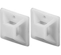 Fixpoint KBS 19-3.6 natur (100 pcs) - Accesorio para soportes (1.9 cm, 1.9 cm, Color blanco, Polyamide) (Paquete de 2)