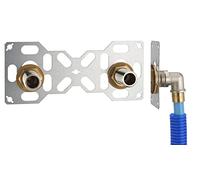 FIXSYSTEM - Kit de platino de salida para tubo PER de deslizamiento Ø16 - salidas entre ejes 150 milímetros macho 20 x 27 (3/4) para grifo de ducha/bañera - Instalación visible