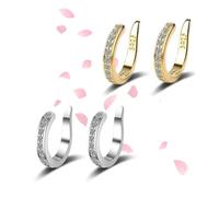 Fixura Ear Clips, Zafiller Ear Clip, Ear Cuff Earrings for Women Non Piercing Plated Ears Cuffs Non Pierced Clip, Ear Corrector Clips (A)