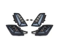 FIYFIOW Faros Motocicleta para para Vespa para GTS300 2023 2024 2025 Luces De Señal Giro para Motocicleta DRL Lámpara Circulación Diurna Indicadores LED