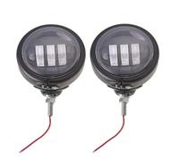 FIYFIOW Faros Motocicleta para Touring para Electra para Glide 4-1/2 "4,5 Pulgadas LED Auxiliar Luz Antiniebla Que Pasa La Lámpara con Soporte Montaje Anillo Carcasa