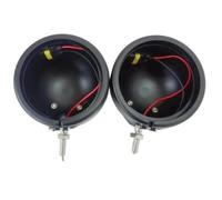 FIYFIOW Faros Motocicleta para Touring para Electra para Glide 4-1/2 "4,5 Pulgadas LED Auxiliar Luz Antiniebla Que Pasa La Lámpara con Soporte Montaje Anillo Carcasa