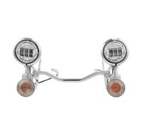 FIYFIOW Faros Motocicleta para Touring para Road para King para Electra para Glide 1994-2024 Motocicleta LED Que Pasa La Señal Giro Conducción Luz Punto Niebla