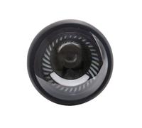 FIYFIOW Moto Proyector Faro Delantero LED H4 6,5 Pulgadas Con Luz Cruce DRL Y Ojos Ángel, Soporte Montaje Lateral Blanco Espiral Piezas Para Cafe Racer Bobber