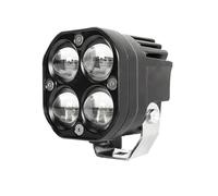 FIYFIOW Moto Proyector Focos LED Doble Color 3 Pulgadas 200W Para Motocicleta Camión Coche ATV, 30000Lm 24V 12 Luz Antiniebla Accesorio Faros Delanteros
