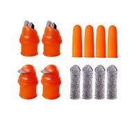 FIYSON 12 herramientas de silicona para el pulgar, anti-corte, silicona, cortadedos para el pulgar, separador de verduras, frutas, agricultura, cortador de pulgar, aparatos de jardín
