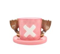 FIYSON One Piece Taza, Anime Luffy Sombrero de Paja Tazas de Café, Taza de Té de Cerámica Hecho a Mano de Dibujos Animados Anime Milk Mug Cup, Regalo para Navidad, Cumpleaños, Aniversario, Ventilador