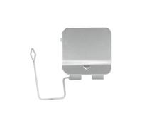 FIYVNSOP 51117210880 para BMW Serie 7 F01 F02 725d 730d 730dX 740dX 730i 740i 2009-2011 Cubierta De Gancho De Remolque De Parachoques Delantero Tapa De Ojo Cubierta Moldura Parachoques(Silver)