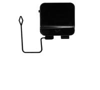 FIYVNSOP 51117210880 para BMW Serie 7 F01 F02 725d 730d 730dX 740dX 730i 740i 2009-2011 Cubierta De Gancho De Remolque De Parachoques Delantero Tapa De Ojo Cubierta Moldura Parachoques(Carbon Gray)