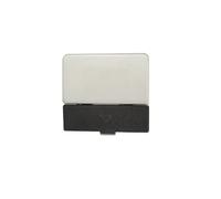 FIYVNSOP Embellecedor De Repuesto para La Tapa del Gancho De Remolque del Parachoques Trasero para BMW IX3 G08 SE 2021 Accesorios Exteriores Cubierta Moldura Parachoques(White)
