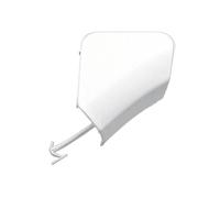 FIYVNSOP Tapa De La Anilla del Gancho De Remolque del Parachoques Delantero para Toyota para Highlander para Kluger 2012 2013 2014 5212-0E060 52127-0E070 Cubierta Moldura Parachoques(Silver,Right)