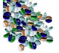 Fizdoqg 500 g de piedras preciosas, piedras preciosas para niños, coloridas, piedras de cristal, decoración para jarrones, acuarios, jardines, piedras decorativas para bricolaje
