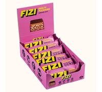 FIZI Barritas Veganas Guilty Pleasure - Almendra + Coco 10 x 40 g - con Cobertura de Chocolate Vegano - Sin Gluten, Lactosa y Azúcar Añadido - Snack Saludable y Alternativa a Postres
