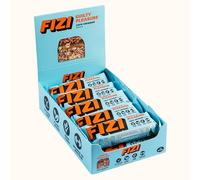 FIZI Barritas Veganas Guilty Pleasure - Coco + Caramelo 10 x 40 g - con Cobertura de Chocolate Vegano - Sin Gluten, Lactosa y Azúcar Añadido - Snack Saludable y Alternativa a Postres