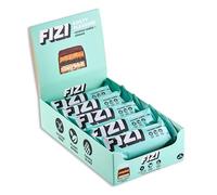 FIZI Barritas Veganas Guilty Pleasure - Galleta de Coco + Almendra 10 x 45 g - con Cobertura de Chocolate Vegano - Sin Gluten, Lactosa y Azúcar Añadido - Snack Saludable y Alternativa a Postres