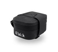 Fizik Bolsa para sillín de Bicicleta, se Adapta Debajo de los rieles del sillín, Impermeable, Color Negro