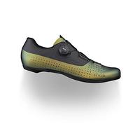 Fizik R4 Overcurve, Zapatillas de Bici Hombres, Iridescent Green Black, 46.5 EU