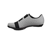 Fizik Terra Powerstrap X4, Gravel Clip-in Comfortable Shoes, Zapatillas de Ciclismo Unisex Adulto, Gris y Negro, 45 EU