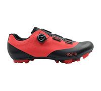 Fizik Vento Overcurve X3, Off-Road Gravel Boa Zapatos, Rojo/Negro, 11.5-12