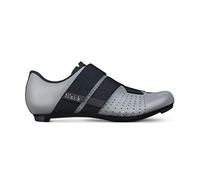 Fizik Zapatillas de Ciclismo de Seguridad Unisex para Adultos, Gris Reflectante Negro, Talla 12 de EE. UU