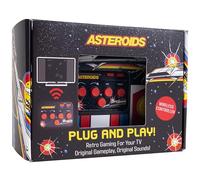 Fizz Creations Asteroids Plug & Play - Consola de juegos HDMI Arcade con controlador inalámbrico. Juego retro clásico para TV, juegos retro familiares, regalo de nostalgia.