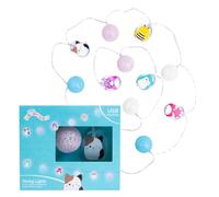 Fizz Creations Squishmallows - Cadena de luces | Licencia oficial | Alimentado por USB | Luces LED vibrantes | Colgantes iluminados
