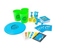 Fizz Creations Trick Shot The Game. Incluye todo lo que necesitas para practicar el tiro perfecto. Incluye vasos apilables, pelotas de ping pong, dardos adhesivos, disco de lanzamiento y tarjetas de