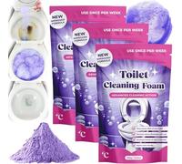 FizzClean - Limpiador de inodoro, espuma de limpieza de inodoro, espuma Insta-Action FizzClean para inodoro limpio con cero esfuerzo, elimina las manchas en 20 minutos, limpieza sin fregar (3)