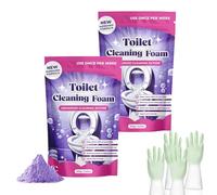 FizzClean Toilet Cleaner, Fizz Clean Toilet Cleaning Foaming Powder, Insta-Action FizzClean Foam For Sparkling Clean Toilet, Toilets Fizz Cleaning Powder (#2)