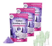 FizzClean Toilet Cleaner, Fizz Clean Toilet Cleaning Foaming Powder, Insta-Action FizzClean Foam For Sparkling Clean Toilet, Toilets Fizz Cleaning Powder (#3)