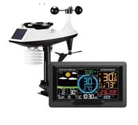 FJ3390A higrotermógrafo estación meteorológica profesional temperatura humedad velocidad del viento detección de lluvia pronóstico del tiempo reloj