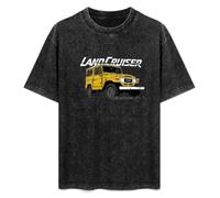FJ40 Land Cruiser Unisex T-Shirt Printed tee Graphic Top Men Black Shirt XL