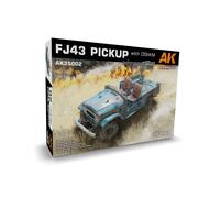 FJ43 Pickup Con DShKM 1:35 Kit Modelo Plástico AK INTERACTIVE