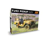 FJ43 Pickup Con SPG-9 Recoilless Gun 1 :3 5 Plástico Modelo Kit Ak Interactive