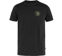Fjällräven 1960 Logo Camiseta de Hombre Informal Básico Camisa Funcional Negro
