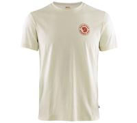 Fjällräven 1960 Logo Camiseta de Hombre Informal Camisa Funcional Crema Blanco